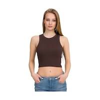 İlke İç Giyim Kadın Halter Yaka Elastan Kaşkorse Crop Çok Renkli S Kahverengi Xs İlke İç Giyim Kadın Halter Yaka Elastan Kaşkorse Crop Çok Renkli S Kahverengi Xs