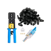 Yeni Nesil Rj45 Ağ Pensesi + Yeni Nesil Cat5/Cat6 Konnektör Jack Yeni Nesil Rj45 Ağ Pensesi + Yeni Nesil Cat5/Cat6 Konnektör Jack