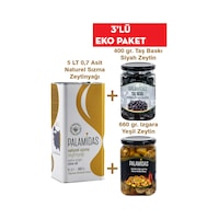 5 Lt Natürel Sızma Zeytinyağı, Taş Baskı Siyah Zeytin Ve Izgara Zeytin Ekonomi Paketi 5 Lt Natürel Sızma Zeytinyağı, Taş Baskı Siyah Zeytin Ve Izgara Zeytin Ekonomi Paketi