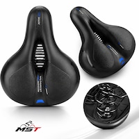 Bisiklet Koltuk Sele Airzone Hava Kanallı Reflektörlü Elastomer Yaylı Soft Doku Selesi Mavi Açık Mavi - Siyah Bisiklet Koltuk Sele Airzone Hava Kanallı Reflektörlü Elastomer Yaylı Soft Doku Selesi Mavi Açık Mavi - Siyah