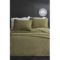 Evlen Home %100 Pamuk Çift Kişilik Özel Taş Yıkama Yatak Örtüsü Lüks Yumuşak Dayanıklı Modern Rabio Yeşil Evlen Home %100 Pamuk Çift Kişilik Özel Taş Yıkama Yatak Örtüsü Lüks Yumuşak Dayanıklı Modern Rabio Yeşil