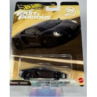 Hot Wheels Premium Fast & Furious Lamborghini Aventador Coupe 1/64 Model Araba Siyah Hot Wheels Premium Fast & Furious Lamborghini Aventador Coupe 1/64 Model Araba Siyah
