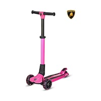 Lamborghini Lisanslı L1 Luxury Katlanabilir 3 Tekerlekli Işıklı Çocuk Scooter Pembe Lamborghini Lisanslı L1 Luxury Katlanabilir 3 Tekerlekli Işıklı Çocuk Scooter Pembe