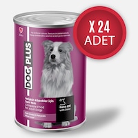 DogPlus Pate Dana Etli Yetişkin Köpek Konserve Yaş Mama 395 Gr x 24 Adet DogPlus Pate Dana Etli Yetişkin Köpek Konserve Yaş Mama 395 Gr x 24 Adet