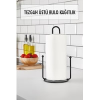 Metal Kağıt Havluluk & Dik Havlu Peçetelik Siyah 28 Cm Çok Renkli Metal Kağıt Havluluk & Dik Havlu Peçetelik Siyah 28 Cm Çok Renkli