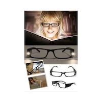 Led Işıklı Kitap Gözlüğü Siyah Led Işıklı Kitap Gözlüğü Siyah