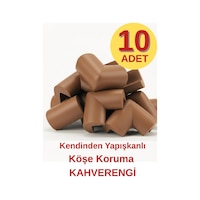 Kendinden Yapışkanlı 10 Adet Kahverengi Bebek Çocuk Köşe Koruma Masa Sehpa Mobilya Darbe Koruyucu Kendinden Yapışkanlı 10 Adet Kahverengi Bebek Çocuk Köşe Koruma Masa Sehpa Mobilya Darbe Koruyucu