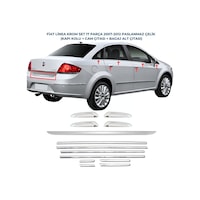 Fiat Linea Krom Set 17 Parça 2007 Ve Üzeri Paslanmaz Çelik Fiat Linea Krom Set 17 Parça 2007 Ve Üzeri Paslanmaz Çelik