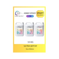 Hobby Epoxy Smart/ Şeffaf Epoksi Reçine Ince Döküm 15 Kg Hobby Epoxy Smart/ Şeffaf Epoksi Reçine Ince Döküm 15 Kg