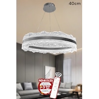 3 Renk Işıklı Kumandalı Modern Sarkıt Led Avize Ledli Avize Salon ,oda ,mutfak ,hol 40 Cm Çiçek Antrasit Gümüş 3 Renk Işıklı Kumandalı Modern Sarkıt Led Avize Ledli Avize Salon ,oda ,mutfak ,hol 40 Cm Çiçek Antrasit Gümüş