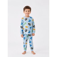 Durukoza %100 Pamuk Erkek Çocuk Pijama Takımı Hayvan Baskılı 4 Mevsim Açik Mavi Durukoza %100 Pamuk Erkek Çocuk Pijama Takımı Hayvan Baskılı 4 Mevsim Açik Mavi