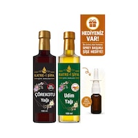 Katre-i Şifa Çocuklar için Udim Yağı ve Soğuk Sıkım Çörek Otu Yağı Seti 2'li Katre-i Şifa Çocuklar için Udim Yağı ve Soğuk Sıkım Çörek Otu Yağı Seti 2'li