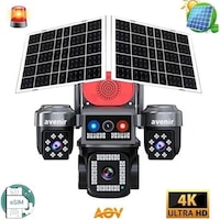 Avenır 4mp Solar Av-s445 4 Kameralı 4g Solar Kamera