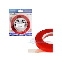 Kırmızı Ekstra Güçlü Yapışma İç ve Dış Mekan Çift Taraflı Montaj Bandı GLZ03903100 1 Cm x 5 M Kırmızı Ekstra Güçlü Yapışma İç ve Dış Mekan Çift Taraflı Montaj Bandı GLZ03903100 1 Cm x 5 M
