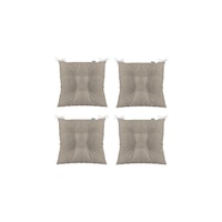 Bej 4'lü Kombin Pofudik Kare Sandalye Minderi 40 X 40 Cm Bej 4'lü Kombin Pofudik Kare Sandalye Minderi 40 X 40 Cm
