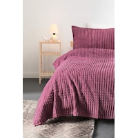 Merinos Modern Line 2 Parça Tek Kişilik Battaniye Seti - Mor Merinos Modern Line 2 Parça Tek Kişilik Battaniye Seti - Mor