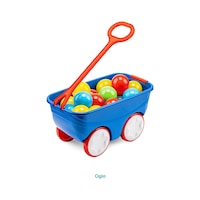 Gezgin Vagon Oyun Seti 24 Adet 7 Cm Renkli Top Mavi Gezgin Vagon Oyun Seti 24 Adet 7 Cm Renkli Top Mavi