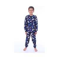 Zuzunga Astronot Temalı Pamuk Unisex Çocuk Pijama Takımı Lacivert1 Lacivert Zuzunga Astronot Temalı Pamuk Unisex Çocuk Pijama Takımı Lacivert1 Lacivert