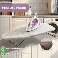 Porsima 15120-2 Smart Mini Seyahat Portatif Katlanabilir Ayaklı Ütü Masası Çok Renkli Porsima 15120-2 Smart Mini Seyahat Portatif Katlanabilir Ayaklı Ütü Masası Çok Renkli