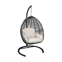 Monalin Home Garden Sofya Makrome El Örgüsü Balkon & Teras & Bahçe Salıncağı Antrasit - Gri Monalin Home Garden Sofya Makrome El Örgüsü Balkon & Teras & Bahçe Salıncağı Antrasit - Gri
