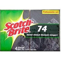 Scotch Brite 74 Genel Amaçlı Bulaşık Süngeri 4 Adet Sarı Scotch Brite 74 Genel Amaçlı Bulaşık Süngeri 4 Adet Sarı