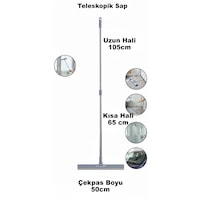 Nobera Teleskopik Su Çekpası - 360 Esnek Başlıklı Fayans Ve Yer Çekpası 50cm 65-105 Cm Ayarlanabilir Sap Nobera Teleskopik Su Çekpası - 360 Esnek Başlıklı Fayans Ve Yer Çekpası 50cm 65-105 Cm Ayarlanabilir Sap