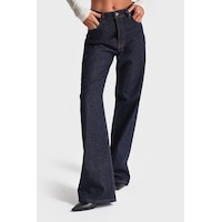 it's basic Kadın Koyu Kot Rengi Doris Straight Fit %100 Koton Su Yıkama Denim Jean Koyu Kotrengi it's basic Kadın Koyu Kot Rengi Doris Straight Fit %100 Koton Su Yıkama Denim Jean Koyu Kotrengi