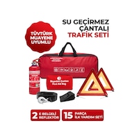 Su Geçirmez Çantalı Tüvtürk Muayene Uyumlu Trafik Seti Su Geçirmez Çantalı Tüvtürk Muayene Uyumlu Trafik Seti