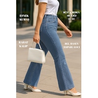 Cedy Denim Cedy Denım - Kadın Büyük Beden İspanyol Paça Yüksek Bel Skinny Fit Likralı Pantolon C628 Buz Mavisi Cedy Denim Cedy Denım - Kadın Büyük Beden İspanyol Paça Yüksek Bel Skinny Fit Likralı Pantolon C628 Buz Mavisi