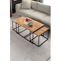 Orta Sehpa Ve Zigon Yan Sehpa Flora Set Atlantik Çam Atlantik Çam Orta Sehpa Ve Zigon Yan Sehpa Flora Set Atlantik Çam Atlantik Çam