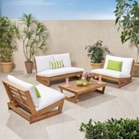 Conforlove Bahçe Balkon Masif Kestane Ahşap Koltuk Takımı 2+1+1+Orta Sehpa Conforlove Bahçe Balkon Masif Kestane Ahşap Koltuk Takımı 2+1+1+Orta Sehpa