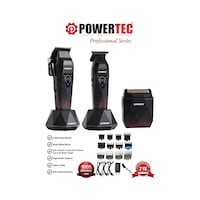Powertec TR-5800 Saç-Sakal-Ense-Günlük Tıraş Makinesi 3'lü Set 0.5mm Tarak Dahil Powertec TR-5800 Saç-Sakal-Ense-Günlük Tıraş Makinesi 3'lü Set 0.5mm Tarak Dahil