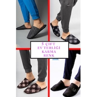 N Moda 5'li Paket Erkek Kadın Terlik Misafir Terliği Ev Terliği Çeyiz Bohça Paketi 5 Çift Erkek Çanak N Moda 5'li Paket Erkek Kadın Terlik Misafir Terliği Ev Terliği Çeyiz Bohça Paketi 5 Çift Erkek Çanak