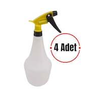 Sprey Şişesi 1 Lt Sarı, Kimyasala Dayanıklı Sprey Şişe 4 Adet Sprey Şişesi 1 Lt Sarı, Kimyasala Dayanıklı Sprey Şişe 4 Adet