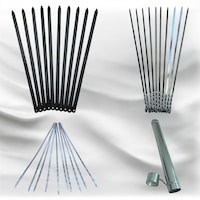 10 Adet Kebap Kıyma Şişi 55 Cm,2 Cm En - 10 Adet Domates,sebze,kuşbaşı Şişi Yassı ,10 Ciğer Şişi,1 Şiş Kabı