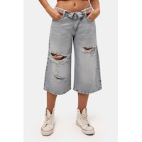 it's basic Kadın Kot Rengi 12s6-159 Straight Fit Maxi Bermuda Denim Şort Çok Renkli it's basic Kadın Kot Rengi 12s6-159 Straight Fit Maxi Bermuda Denim Şort Çok Renkli
