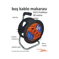 Boş Makara Kablo Boş Kablo Sarma Makarası Klaus Seyyar Boş Makara Kablo Boş Kablo Sarma Makarası Klaus Seyyar