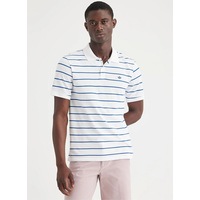 Dockers Minimalist Çizgili Polo Yaka Erkek T-shirt - Kısa Kol - Günlük Beyaz - Lacivert Dockers Minimalist Çizgili Polo Yaka Erkek T-shirt - Kısa Kol - Günlük Beyaz - Lacivert
