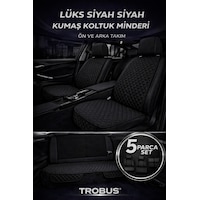 Fiat Egea Uyumlu 5 Parça Terletmez Kumaş Koltuk Minderi Siyah Fiat Egea Uyumlu 5 Parça Terletmez Kumaş Koltuk Minderi Siyah
