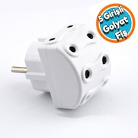 Fiş Priz Golyat Çoklu Grup Priz Çoğaltıcı Beşli Golyat Elektrik Prizi 5'li Fiş Priz Golyat Çoklu Grup Priz Çoğaltıcı Beşli Golyat Elektrik Prizi 5'li