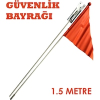 Carelle Bisiklet Güvenlik Bayrağı 1.5 Metre Turuncu Carelle Bisiklet Güvenlik Bayrağı 1.5 Metre Turuncu