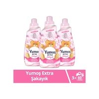 Yumoş Extra Konsantre Çamaşır Yumuşatıcısı Şakayık 3 x 1440 ML Yumoş Extra Konsantre Çamaşır Yumuşatıcısı Şakayık 3 x 1440 ML