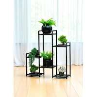 Dekoratif Metal 6 Raflı Saksılık Katlı Dikey Saksı Standı Çiçeklik Bahçe Ve Balkon Dekoru Garden Siyah Dekoratif Metal 6 Raflı Saksılık Katlı Dikey Saksı Standı Çiçeklik Bahçe Ve Balkon Dekoru Garden Siyah