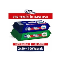Clearmotion Yer Temizlik Havlusu(2x50) 100 Yaprak Clearmotion Yer Temizlik Havlusu(2x50) 100 Yaprak