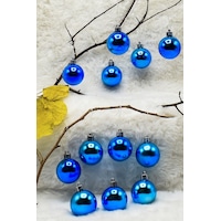 Waldern 4 Cm 12li Mavi Cici Top 6 Parlak-6 Metalize Yılbaşı Ağacı Süs Diğer Waldern 4 Cm 12li Mavi Cici Top 6 Parlak-6 Metalize Yılbaşı Ağacı Süs Diğer