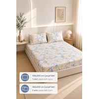 Desenli Lastikli Çarşaf Takımı Fitted Çarşaf Ve Yastık Kılıflı Seti Tek-çift Kişilik Sarı Desenli Lastikli Çarşaf Takımı Fitted Çarşaf Ve Yastık Kılıflı Seti Tek-çift Kişilik Sarı