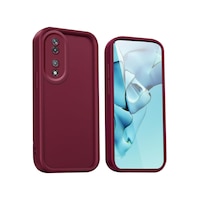 Fibaks Honor 90 Uyumlu Uyumlu Kılıf Kamera Korumalı Yumuşak Dokulu Darbe Emici Bordo Silikon Kapak Fibaks Honor 90 Uyumlu Uyumlu Kılıf Kamera Korumalı Yumuşak Dokulu Darbe Emici Bordo Silikon Kapak