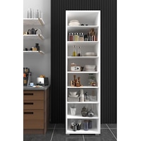 Açık 8 Raflı 180 Cm Erzak Kiler Dolabı Kuru Bakliyat Dolabı Mutfak Organizeri Mutfak Rafı Beyaz Beyaz Açık 8 Raflı 180 Cm Erzak Kiler Dolabı Kuru Bakliyat Dolabı Mutfak Organizeri Mutfak Rafı Beyaz Beyaz