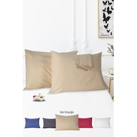 Vionel Home Pamuklu Çizgili Saten Yastık Kılıfı Bal Köpüğü 2'li 50 x 70 Vionel Home Pamuklu Çizgili Saten Yastık Kılıfı Bal Köpüğü 2'li 50 x 70