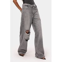 it's basic Kadın Füme 4s6-12 Straight Fit Kemer Detaylı Özel Tasarım Denim Jean it's basic Kadın Füme 4s6-12 Straight Fit Kemer Detaylı Özel Tasarım Denim Jean